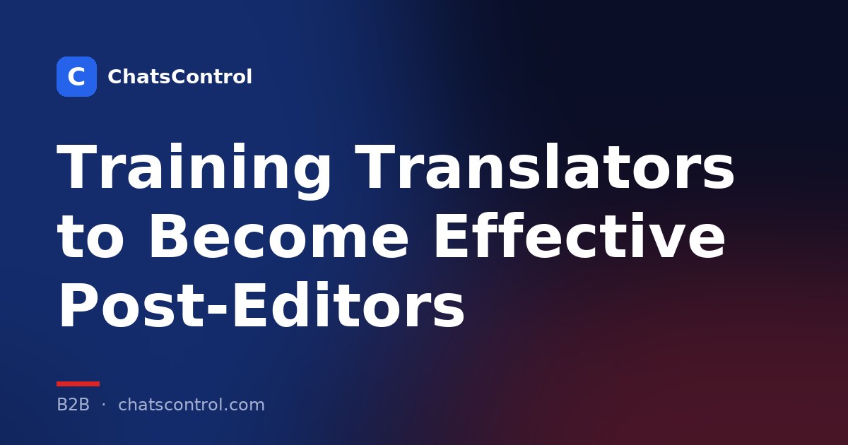 Training Translators to Become Effective Post-Editors